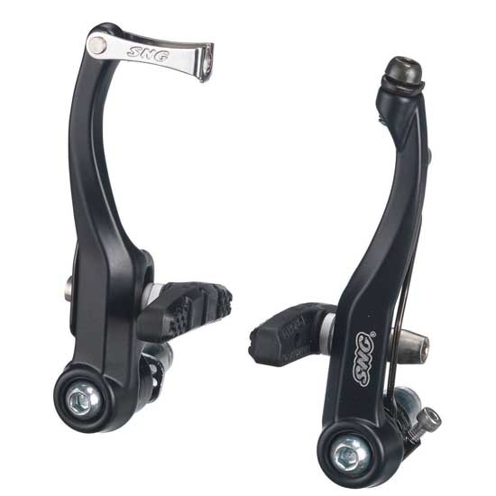 Bicycle V-Brake Caliper Alloy Black Front or Rear