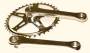 Bicycle Crank Set  4"  Cottered Steel CP