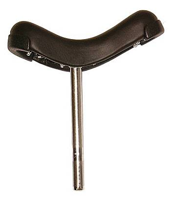 Unicycle Seat W/ Seat Post Vinyl Black