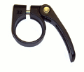 Bicycle Seat Post Clamp w.QR Binder 31.8 Alloy Black