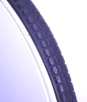 BICYCLE TIRE 24 X 1.75 STREET C90 WHT WALL