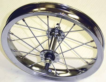 BICYCLE WHEEL 12 X 1.75 FRONT STEEL CP