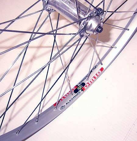 BICYCLE WHEEL 26 X 1.50 ALEX DM-18 FRONT ALLOY  QR