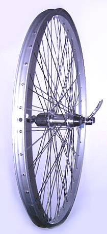 BICYCLE WHEEL 26 X 1.50/1.75 ALLOY 8-SPD FREEHUB W/QR