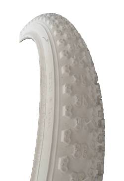 white bicycle tires