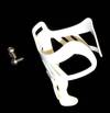 Bicycle Water Bottle Cage Alloy White